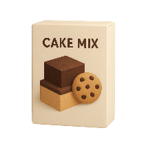 Cake, Brownie & Cookie Mixes
